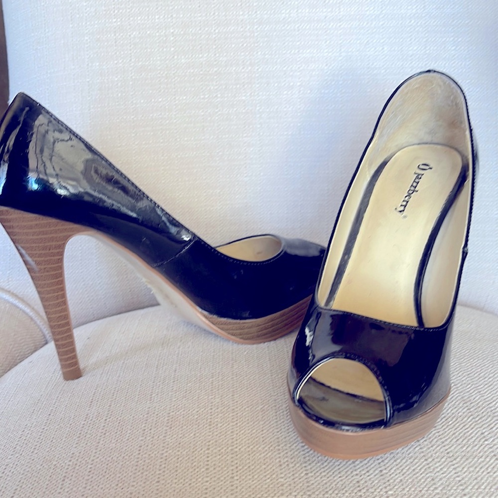 These are black high heel stilletoes